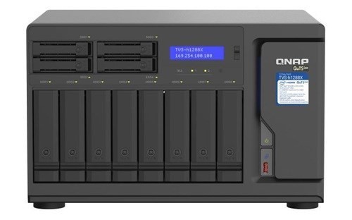 Qnap 8+4 Bay Nas (No Disk) Xeon 6-Core 3.3GHz, 16GB, 10GbE (2), 2.5GbE(4), TWR, 3YR WTY