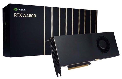 Nvidia RTX 4500, 24GB, GDDR6, 192-Bit, 432 GB/S, Pcie 4.0 X16, Dual Slot, 210W, Ada Lovela
