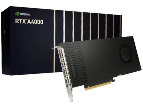 Nvidia RTX 4000, 20GB, GDDR6 160-Bit, 280GB/S, Pcie Gen4 X 16, Single Slot, 4X Mini Displa