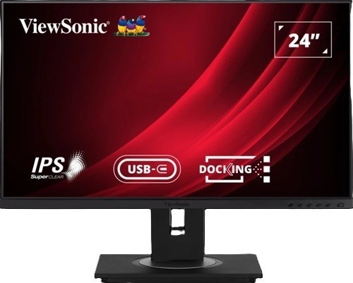 Viewsonic 24 1080P 16:9 FHD Docking Monitor,5Ms,60Hz,Usb-C,Rj45,Hdmi,Dp,H/Adj