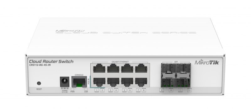 Mikrotik Mik Lan Crs112-8G-4S-In
