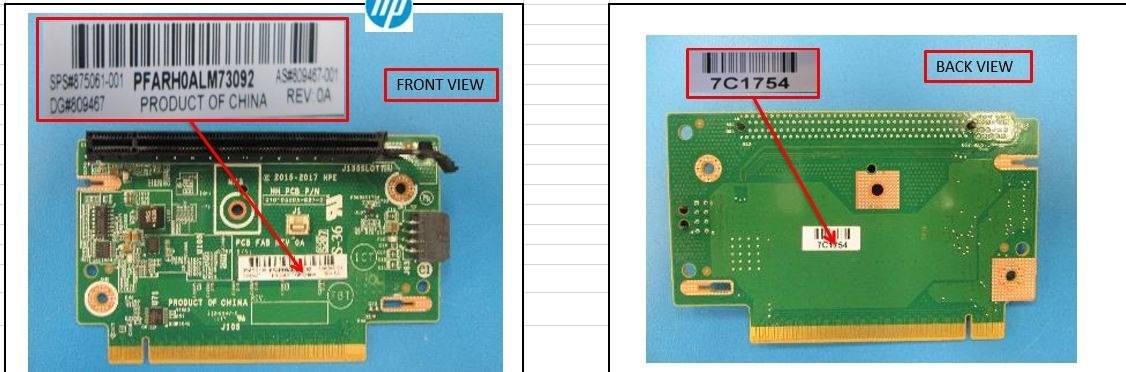 HPE Riser Card