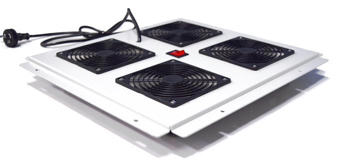 4Cabling Replacement 4 Way Fan Unit Suitable For 4Cabling Outdoor Ventilated Freestanding Cabinets