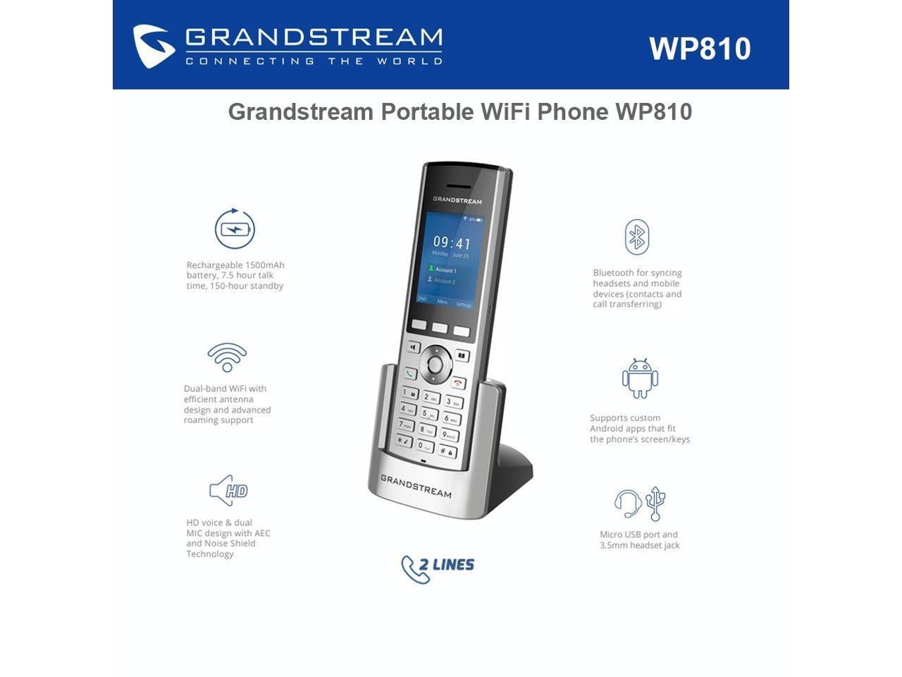 Grandstream WP810 - Wifi Handset