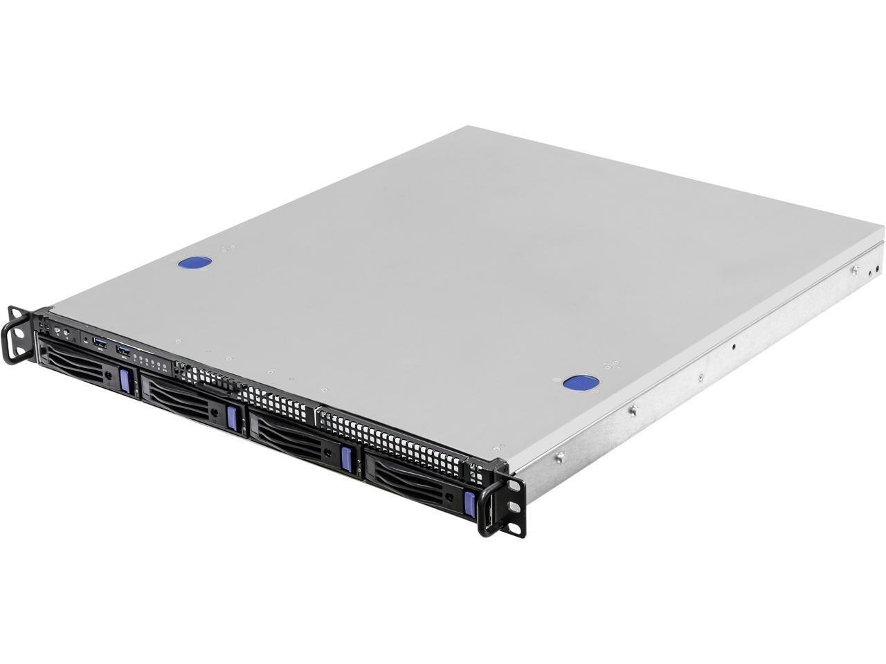 Asrock Rack 1U4lw-Rome/2T 1U Rackmount Server Barebone 4 Bays Single Socket SP3