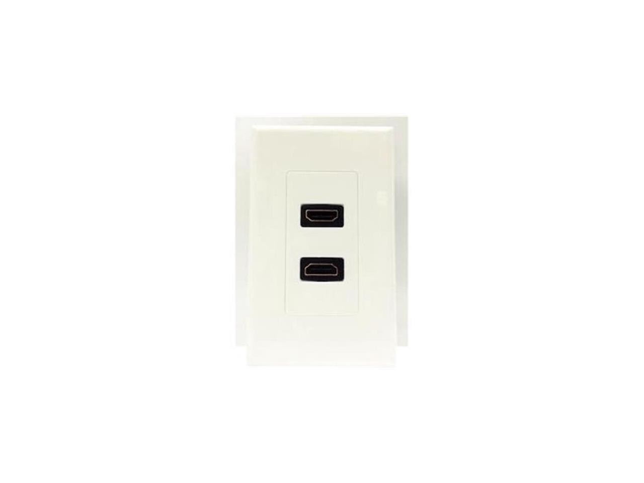 Vivotek 2Port Dual Outlet Decora