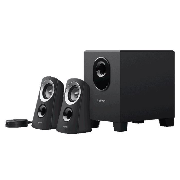 Logitech Z313 2.1 Speaker System - 25 W RMS - Black