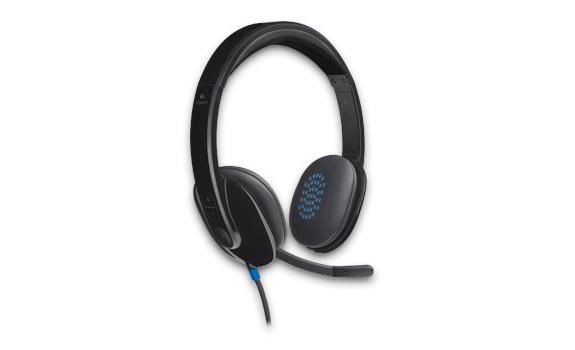 Logitech H540 Wired Over-the-head Stereo Headset - Black