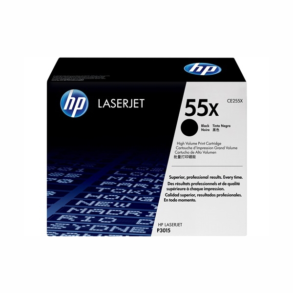 HP 55X Original Laser Toner Cartridge - Black - 1 Pack