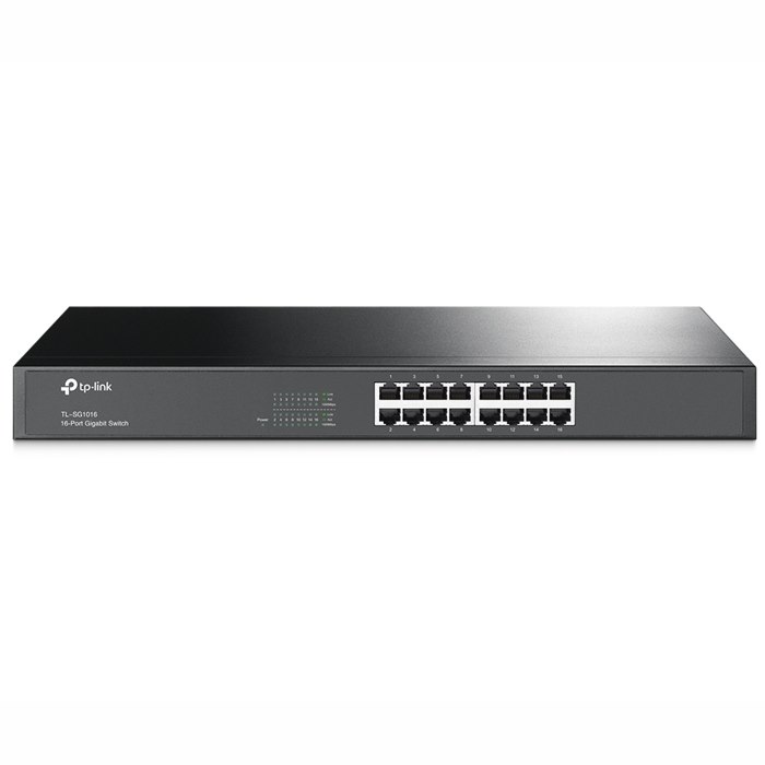TP-Link TL-SG1016 16 Ports Ethernet Switch - Gigabit Ethernet - 10/100/1000Base-T