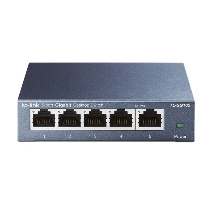 TP-Link TL-SG105 5 Ports Ethernet Switch - Gigabit Ethernet - 10/100/1000Base-T