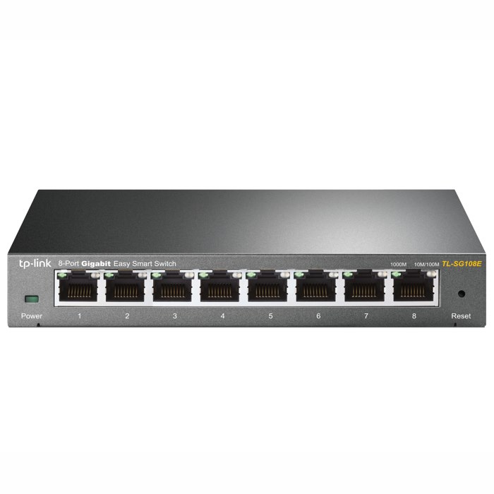 TP-Link EasySmart TL-SG108E 8 Ports Ethernet Switch - 10/100/1000Base-T