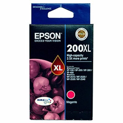 Epson DURABrite Ultra 200XL Original Inkjet Ink Cartridge - Magenta - 1 Pack