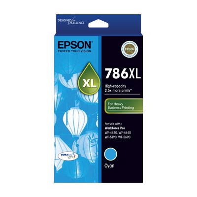 Epson DURABrite Ultra 786XL Original High Yield Inkjet Ink Cartridge - Cyan Pack