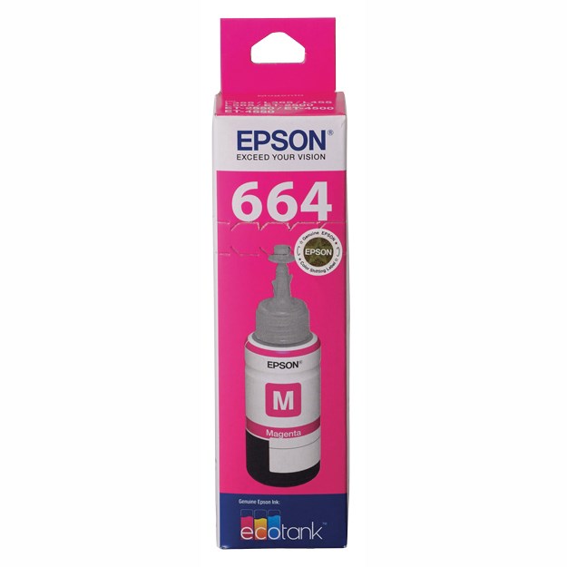 Epson T664 Ink Refill Kit - Magenta - Inkjet