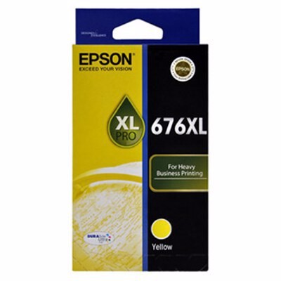 Epson DURABrite Ultra 676XL Original Inkjet Ink Cartridge - Yellow Pack