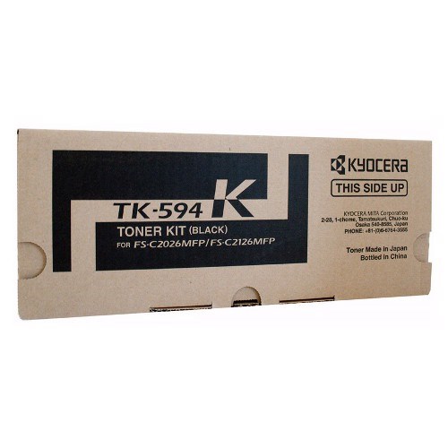 Kyocera TK-594K Original Laser Toner Cartridge - Black Pack