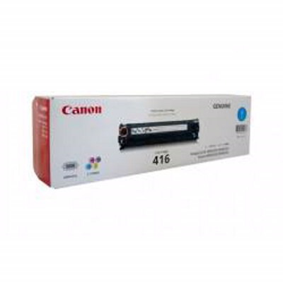 Canon CART416C Original Laser Toner Cartridge - Cyan Pack
