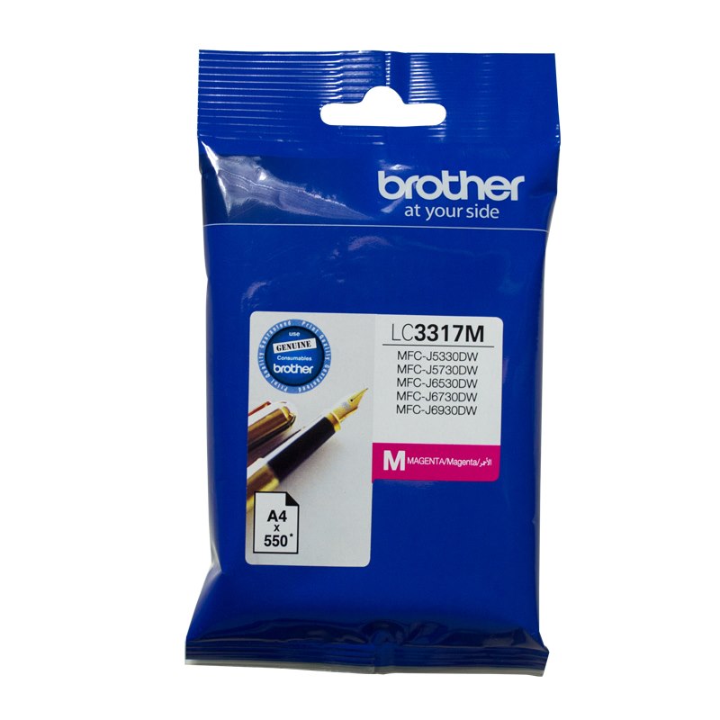 Brother LC3317M Original Standard Yield Inkjet Ink Cartridge - Magenta Pack