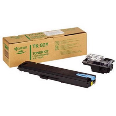 Kyocera TK-82Y Original Laser Toner Cartridge - Yellow Pack