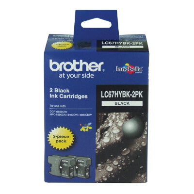 Brother Original Inkjet Ink Cartridge - Black - 2 / Pack