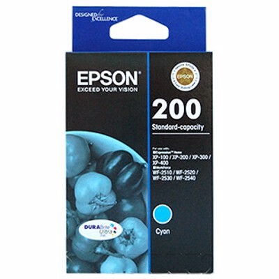 Epson DURABrite Ultra 200 Original Inkjet Ink Cartridge - Cyan - 1 Pack