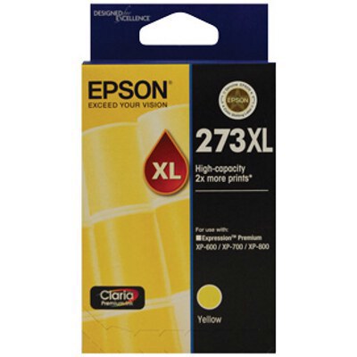 Epson Claria 273XL Original High Yield Inkjet Ink Cartridge - Yellow - 1 Pack