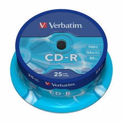 Verbatim 43432 CD Recordable Media - CD-R - 52x - 700 MB - 10