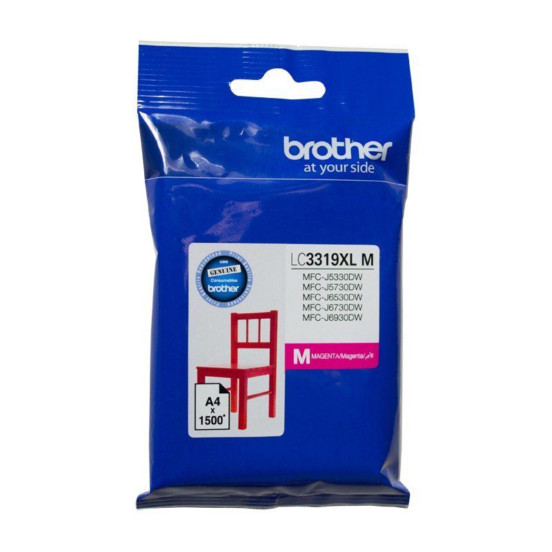 Brother LC3319XLM Original High Yield Inkjet Ink Cartridge - Magenta Pack