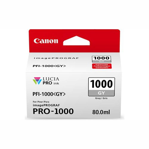 Canon LUCIA PRO PFI-1000 GY Original Inkjet Ink Cartridge - Grey Pack