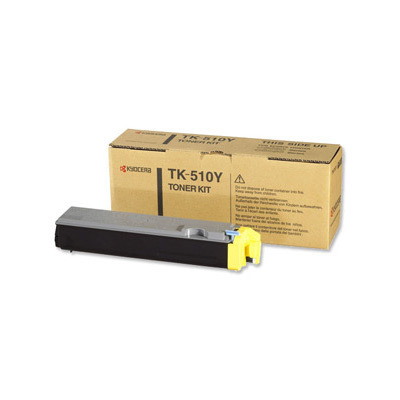 Kyocera TK-510Y Original Laser Toner Cartridge - Yellow Pack