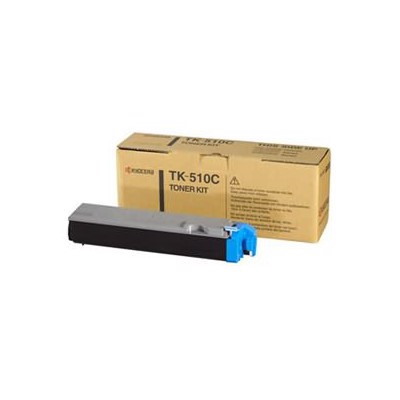 Kyocera TK-510C Original Laser Toner Cartridge - Cyan Pack