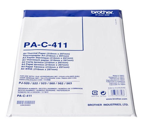 Brother PAC411 Thermal Printable Paper