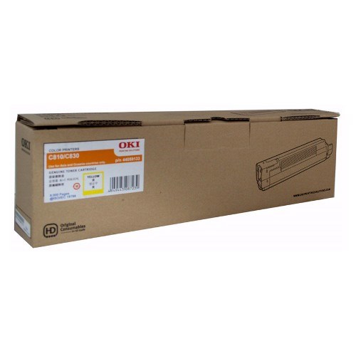 Oki 44059133 Original LED Toner Cartridge - Yellow Pack