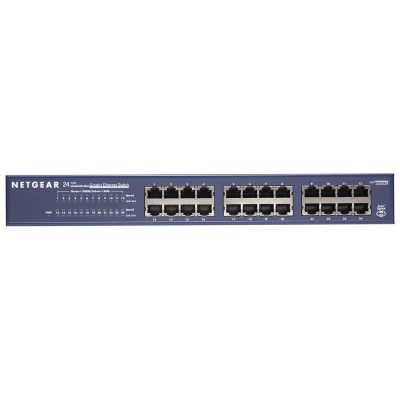 Netgear ProSafe JGS500 JGS524 24 Ports Ethernet Switch - Gigabit Ethernet - 10/100/1000Base-T