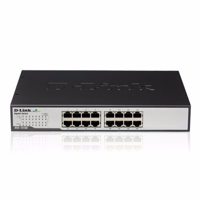 D-Link DGS-1016D 16 Ports Ethernet Switch - 10Base-T, 10/100/1000Base-T