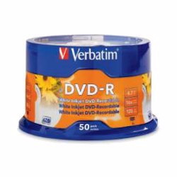 Verbatim DVD Recordable Media - DVD-R - 16x - 4.70 GB - 50