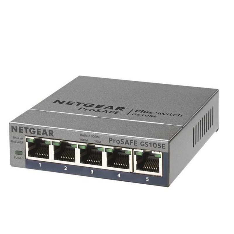 Netgear ProSafe GS105E 5 Ports Manageable Ethernet Switch - Gigabit Ethernet - 10/100/1000Base-T