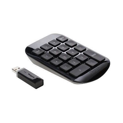 Targus Keypad - Wireless Connectivity - USB Interface - Black