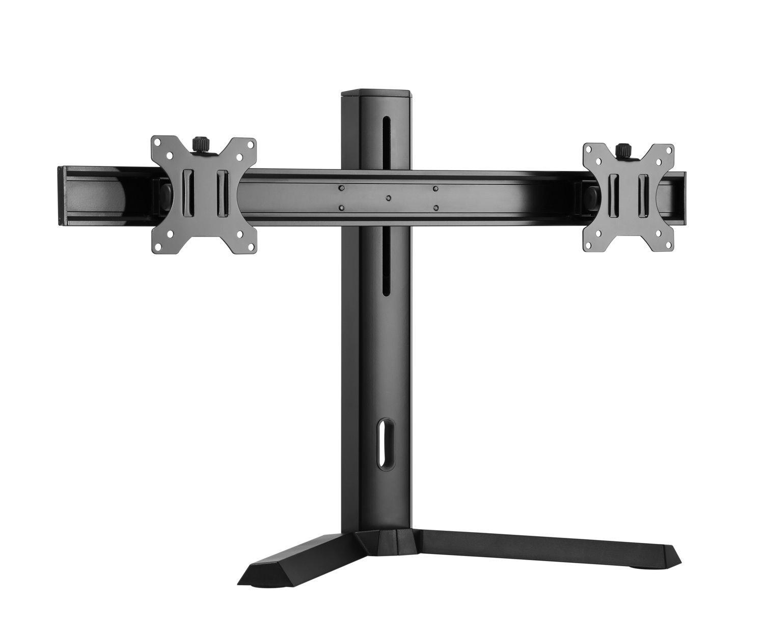 Brateck Dual Screen Classic Pro Gaming Monitor Stand Fit Most 17'- 27' Monitors, Up To 7KGP Per screen-Black Color