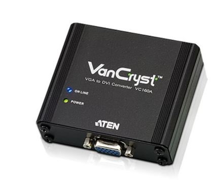Aten (Vc160a-At-U) Vga To Dvi Converter W/Au Adp. Aten.