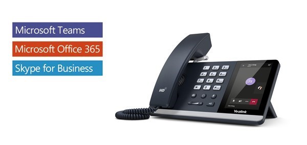 Yealink T55a -Skype For Business Edition, Ip Phone, 4.3' Screen, HD Voice, Usb, Dual Gigabit, (Power Adapter & Wall Mount Bracket Optional)