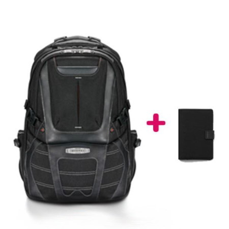 Everki Concept 2 Premium Travel Friendly Laptop Backpack Up To 17.3" + Rfid Passport Holder With Passport-Slot, Card-Slot And Ticket-Holder Bundle
