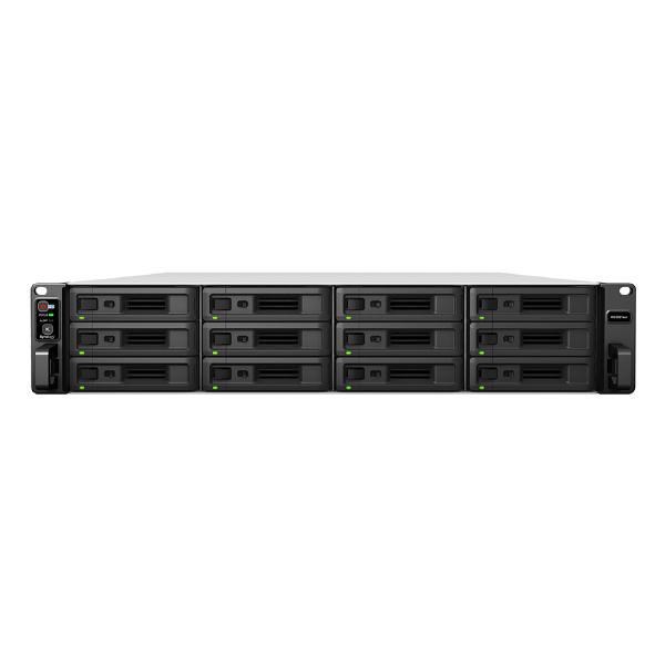 Synology RS3621xs+, 12 Bay Nas (No Disk), Xeon D-1541, 8GB, GbE(4), 10GbE(2),USB(2),RPS,2U