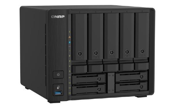 Qnap 9-Bay Nas (No Disk), Alpine QC 1.7GHz, 4GB, 2.5GbE(2), 10GbE SFP+(2), TWR, 2YR WTY