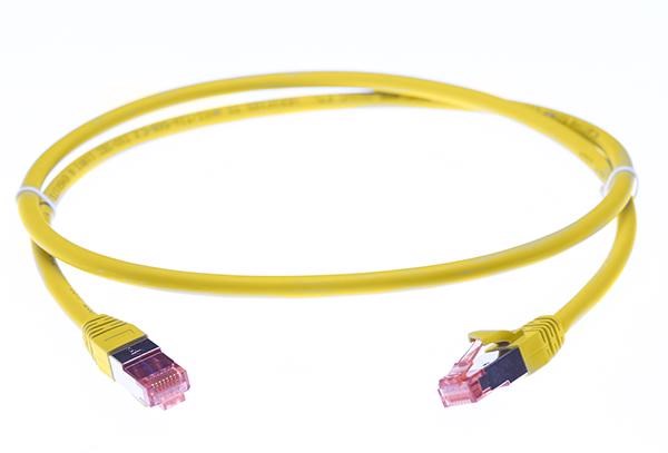 4Cabling 3M Cat 6A S/FTP LSZH Ethernet Network Cable. Yellow