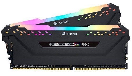 Corsair Vengeance RGB Pro 32GB (2 X 16GB) DDR4 Dram 3200MHz C16 Memory Kit Black