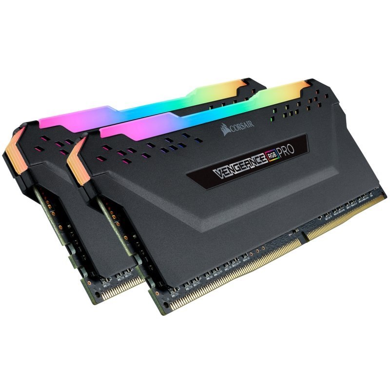 Corsair Vengeance RGB Pro DDR4, 3600MHz 16GB 2 X 288 Dimm, Unbuffered, 18-22-22-42, Heat Spreader, RGB Led, 1.35V, XMP 2.0