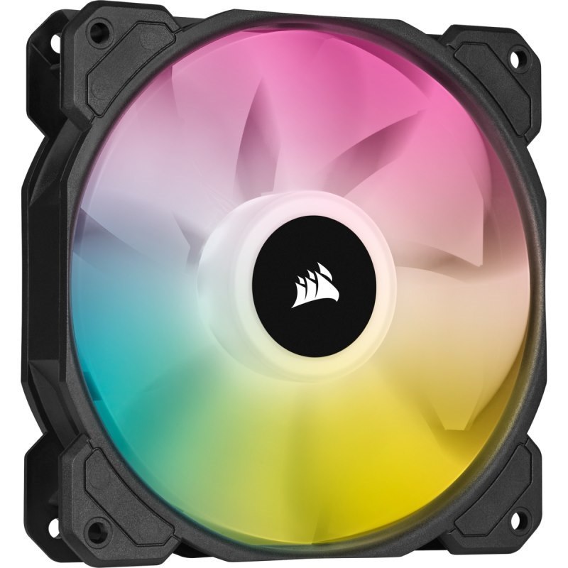 Corsair SP120 RGB Elite, 120MM RGB Led Fan With AirGuide, Single Pack