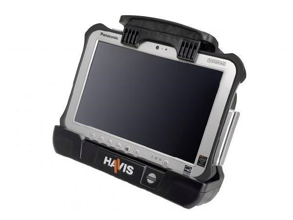 Havis FZ-G1 &Amp; Toughbook G2 Vehicle Docking Station With Port Rep, Dual Pass Through Antenna &Amp; Key Lock - Vesa Mount